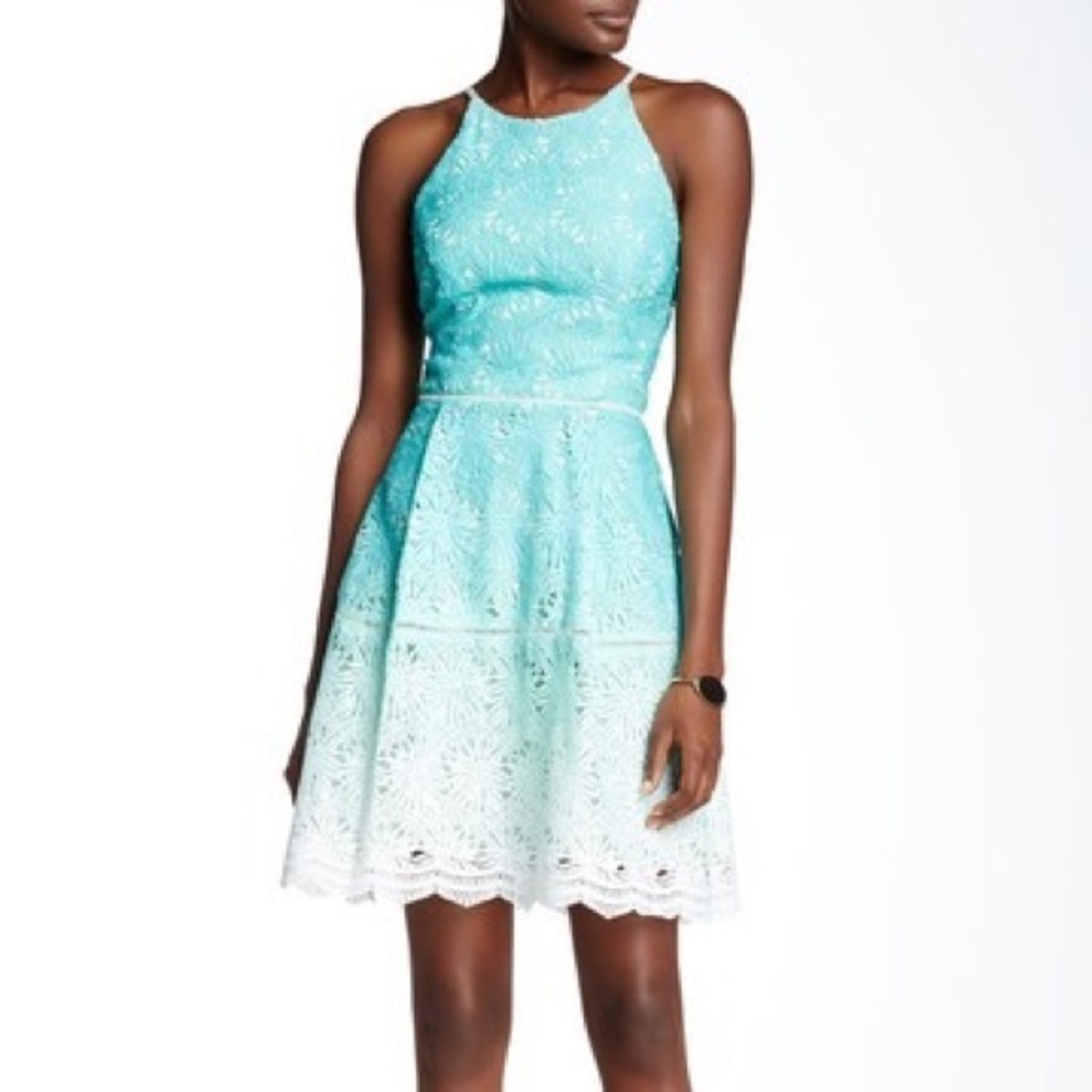 Adelyn Rae Dress lace ombré